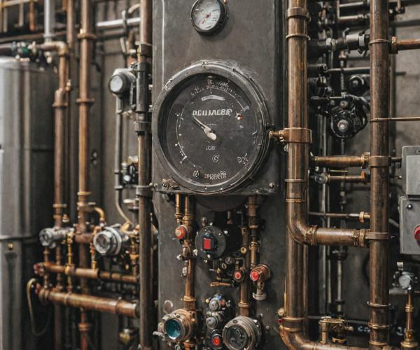 Well-maintained boiler system showing the results of professional service