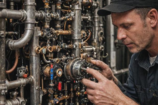 Professional boiler maintenance and service by certified technician